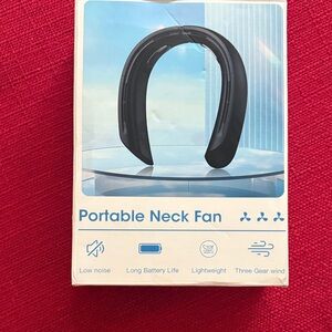 Portable Black Neck Fan
